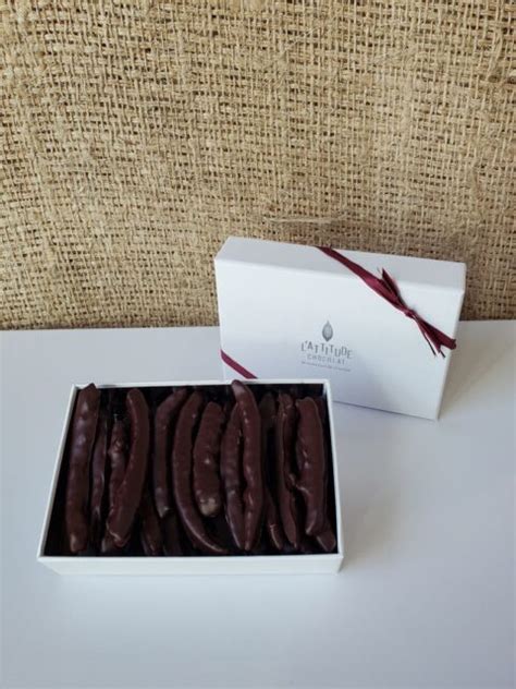 Orangettes Chocolat Noir Coffret L Attitude Chocolat