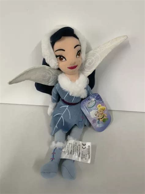 DISNEY STORE TINKERBELL Silvermist Fairy Plush Soft Doll Toy 11” NEW ...