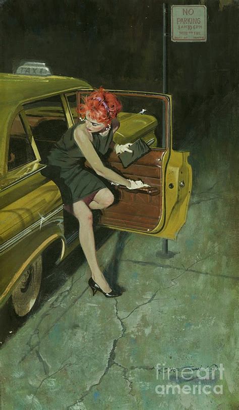 Robert Mcginnis Painting Too Hot To Handle By Robert McGinnis Pulp