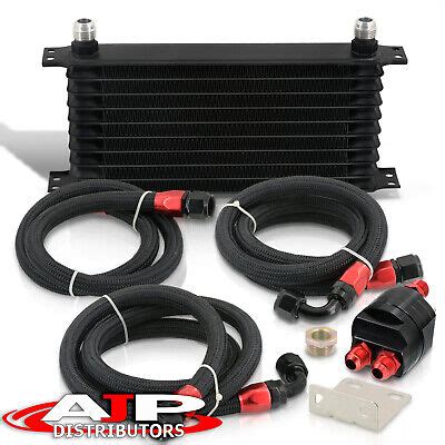 Universal Row Jdm Turbo Super Charger N A Engine Oil Cooler Kit