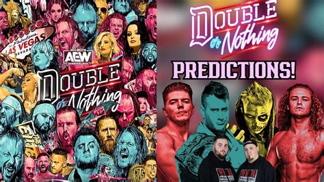 Aew Double Or Nothing 2023 Full Predictions Youtube