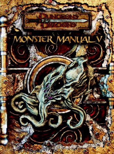 Monster Manual V Dungeons Dragons D Fantasy Roleplaying