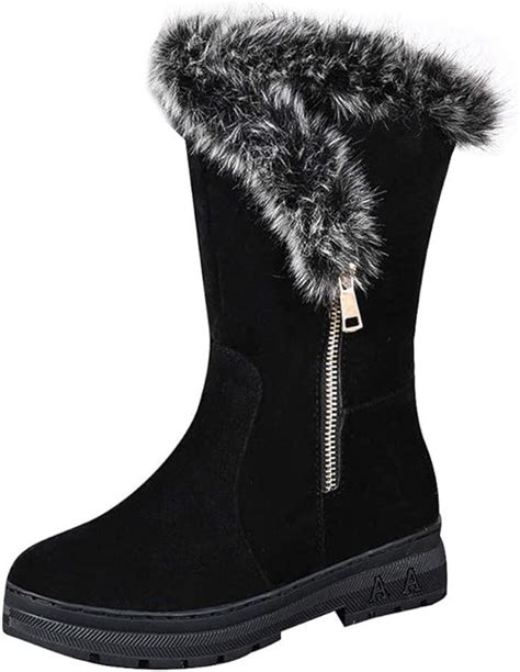 ADOSSAC Bottines De Neige Femmes Filles Chaussures Ville Hiver