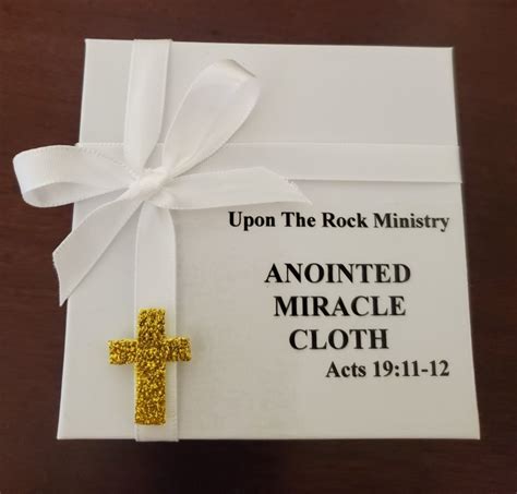 Miracle Prayer Cloth Upon The Rock Ministry Training Center