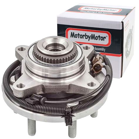 Motorbymotor 515169 4wd Front Wheel Bearing And Hub Assembly With Abs 6 Lugs Fits