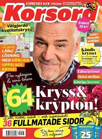 Korsord Prenumeration Tidningsbutiken Se