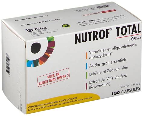 THEA Nutrof Total 180 capsules en solde à partir de 58 99 idealo fr