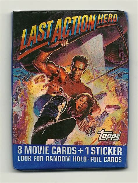 1993 Topps The Last Action Hero Trading Cards