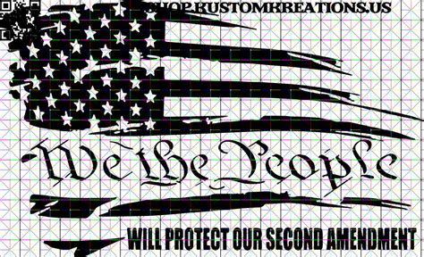 2nd amendment Flag | Kustom Kreations