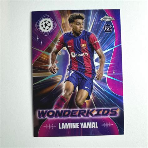 LAMINE YAMAL ROOKIE BARCELONA TOPPS CHROME Köp på Tradera