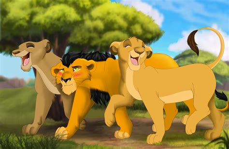 Ahadi And Uru Sitting In A Tree By Shadeila Disney Lion King Lion