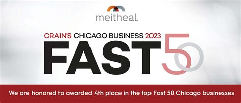 Meitheal Is Ranked 4 On Crains 2023 Fast 50 In Chicago