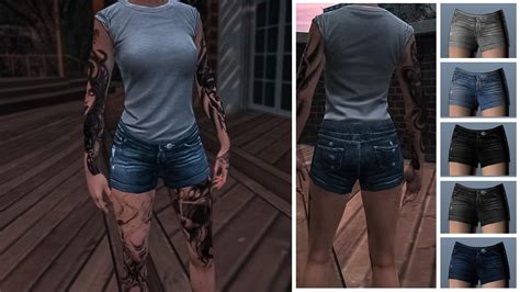 Recolored Shorts Texture Mp Female Gta5