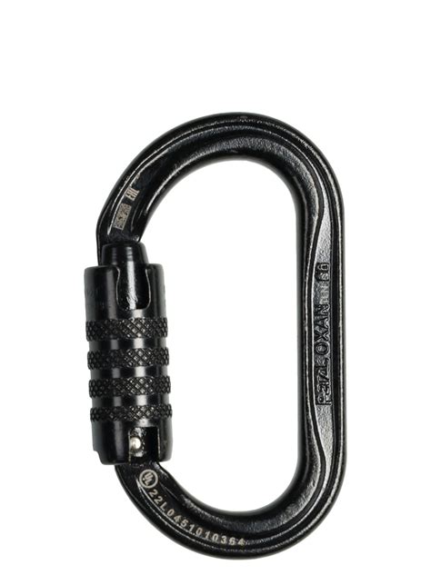 Carabină Petzl Oxan Triact Lock black