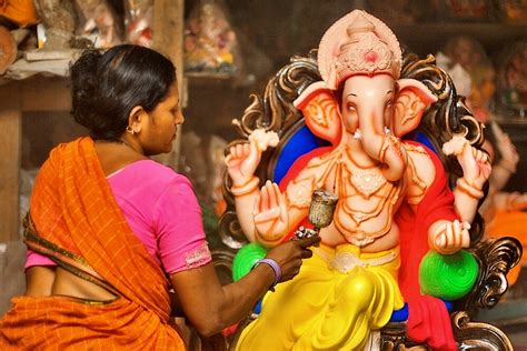 "Making of the Ganesh idols #2" by Prasad | Redbubble