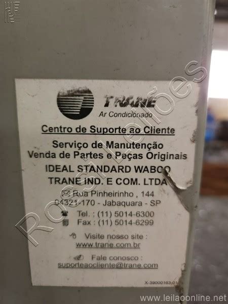 Leilão Online CHILLER TRANE 7 KVA