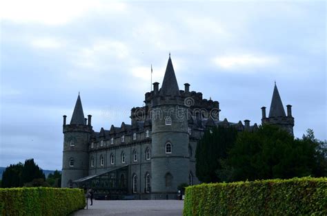 Clan Campbell Inverary Castle Stock Photo - Image of functions, house ...