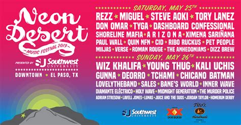 Neon Desert Music Festival Announces Full Lineup Grateful Web