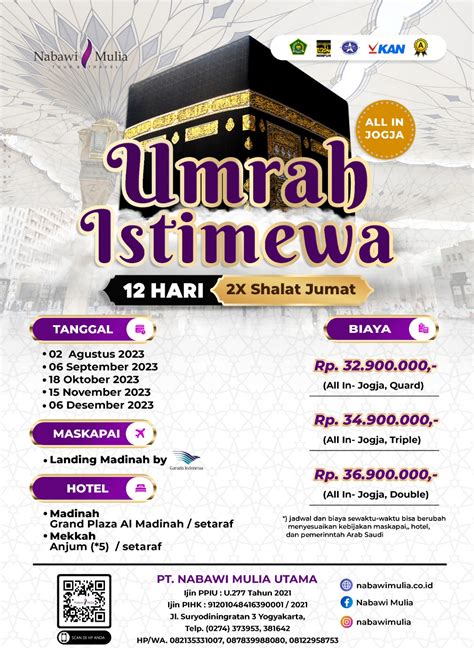 Nabawi Mulia Umroh Dan Haji Khusus Jogja