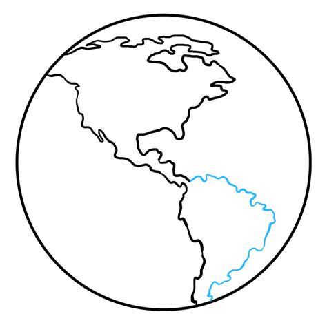 How To Draw The Earth Really Easy Drawing Tutorial