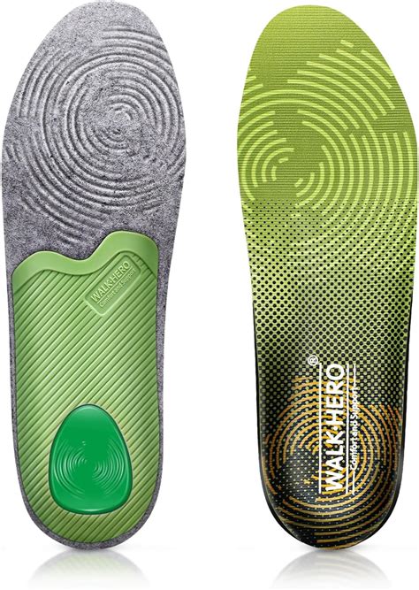 Amazon Walkhero Medium Arch Support Insoles Cushioning Orthotic