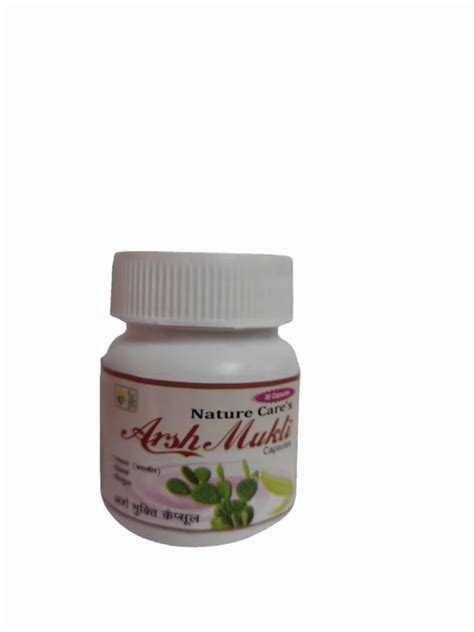 Arsh Mukti Capsule For Bloody Piles 30 Capsules At Rs 210 Bottle In