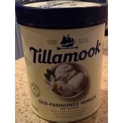 Tillamook Ice Cream Old Fashioned Vanilla Calories Nutrition