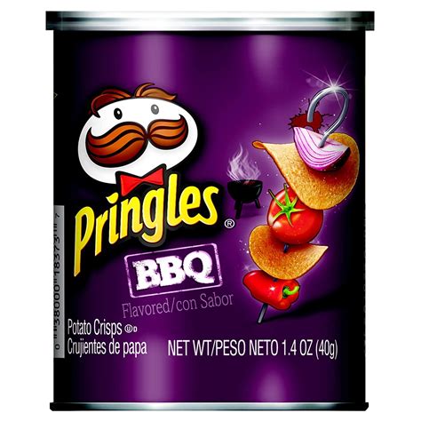 Pringles Potato Crisps Chips Bbq 1 4oz 12 Count Walmart