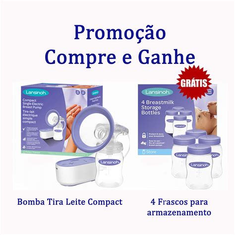 Lansinoh Apoiando a Amamentação Promopack Bomba tira Leite Elétrica