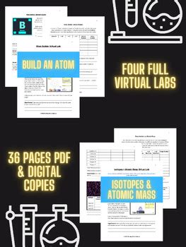 Atoms Molecules The Periodic Table Virtual Lab Mini Bundle TPT