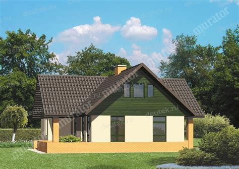 DTM161 – проект дома т образной формы до 200 кв м с гаражом