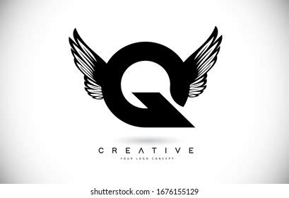 D Letter Logo Wings Creative Wing Stock Vector Royalty Free