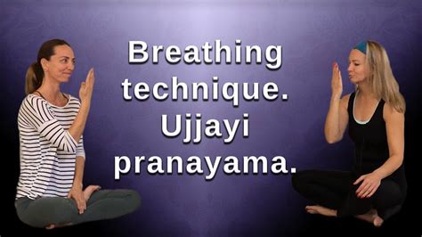 Breathing Technique Ujjayi Pranayama Youtube