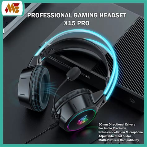 ONIKUMA X15 Pro Professional Gaming Headset/Headphone With RGB Light ...
