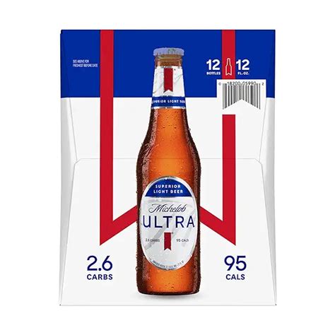 Michelob Ultra Light Beer 12 Pack Beer 12 Fl Oz Bottles At Whole