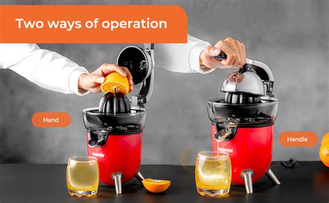 Geepas Electric Citrus Juicer Orange And Lemon Squeezer With Citrus