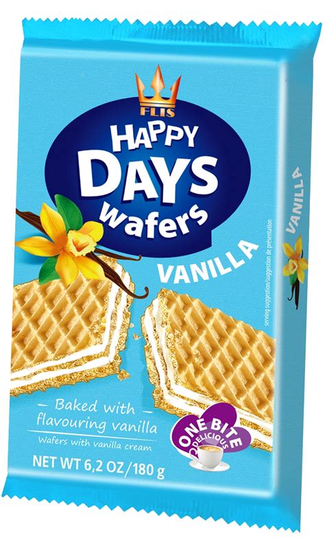 Flis Wafers Days With Vanilla Cream Gx Premier Polmarex