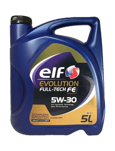 Aceite Elf Evolution Full Tech Fe 5w30 5l Precio 3572 € Megataller