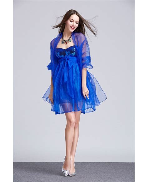 Stylish Sweetheart Tulle Mini Homecoming Dress With Sequins Kc182 41