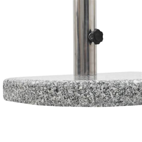 XANSocle De Parasol Granite Courbe 10 Kg Gris Cdiscount Jardin