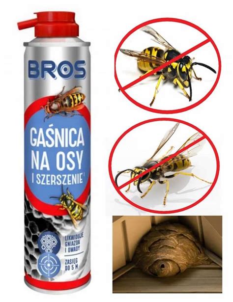 BROS GAŚNICA NA OSY I SZERSZENIE 600ml Akcesoria Preparaty na