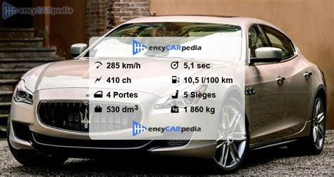 Maserati Quattroporte S Fiches Techniques 2015 2016 Performances