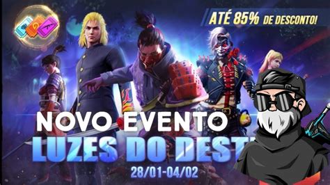 FREE FIRE AO VIVO NOVO EVENTO LUZES DO DESTINORUMO AO MESTRE 4V4