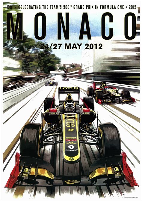 Monaco GP 2012 Poster 3510x4965 F1Porn