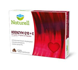 NATURELL Koenzym Q 10 E 30mg 120 kapsułek APTEKA LEKI I SUPLEMENTY