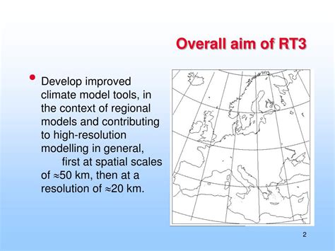 Ppt Rt3 Formulation Of Very High Resolution Regional Climate Model