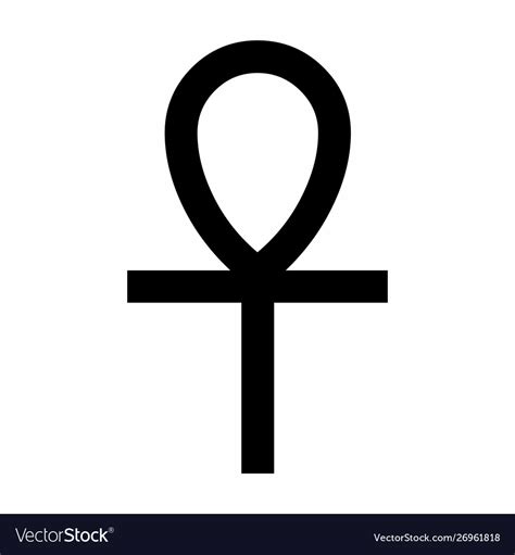 Ankh symbol Royalty Free Vector Image - VectorStock