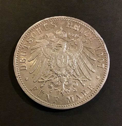 A Imperial Germany German States Prussia Mark Silver Coin