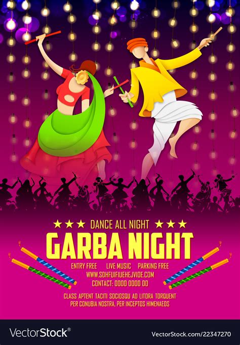 Couple Playing Dandiya In Disco Garba Night Poster 89750 Hot Sex Picture