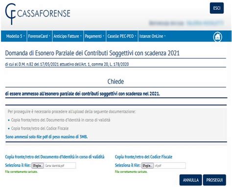 Cassa Forense Domanda Di Esonero Parziale Dei Contributi Soggettivi 2021